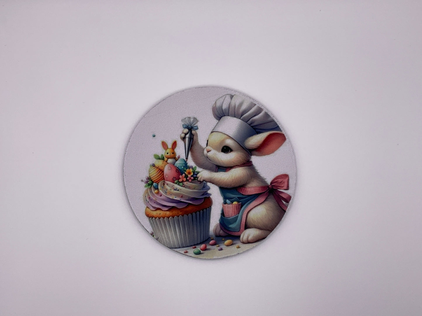 Bunny with Cupcake Coaster