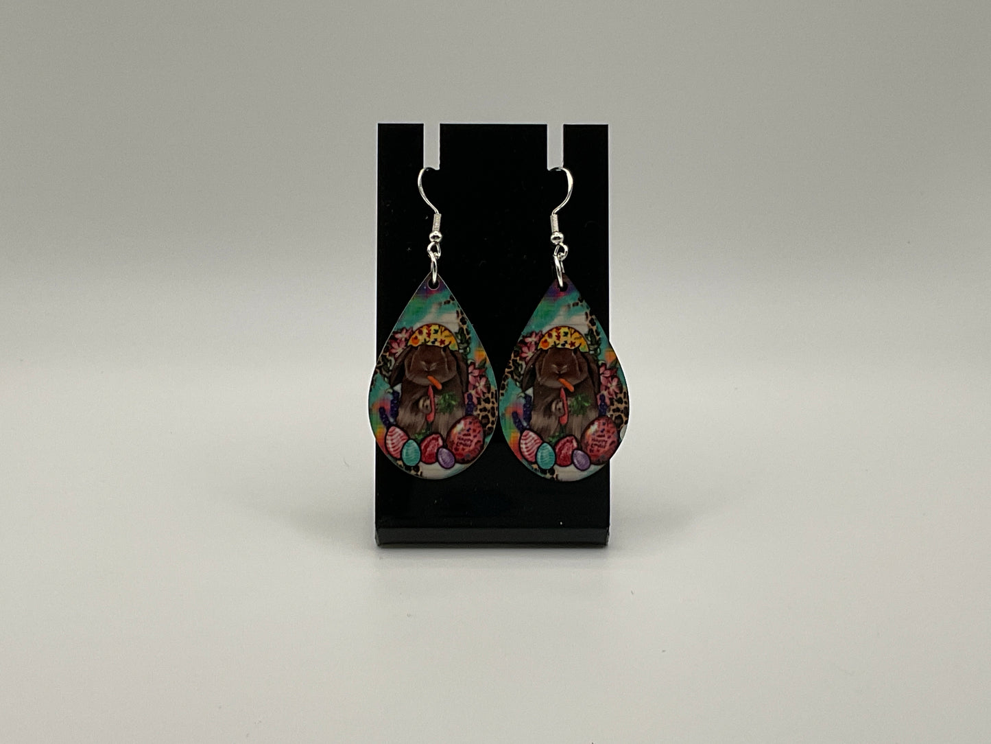 Bunny with Eggs Earrings