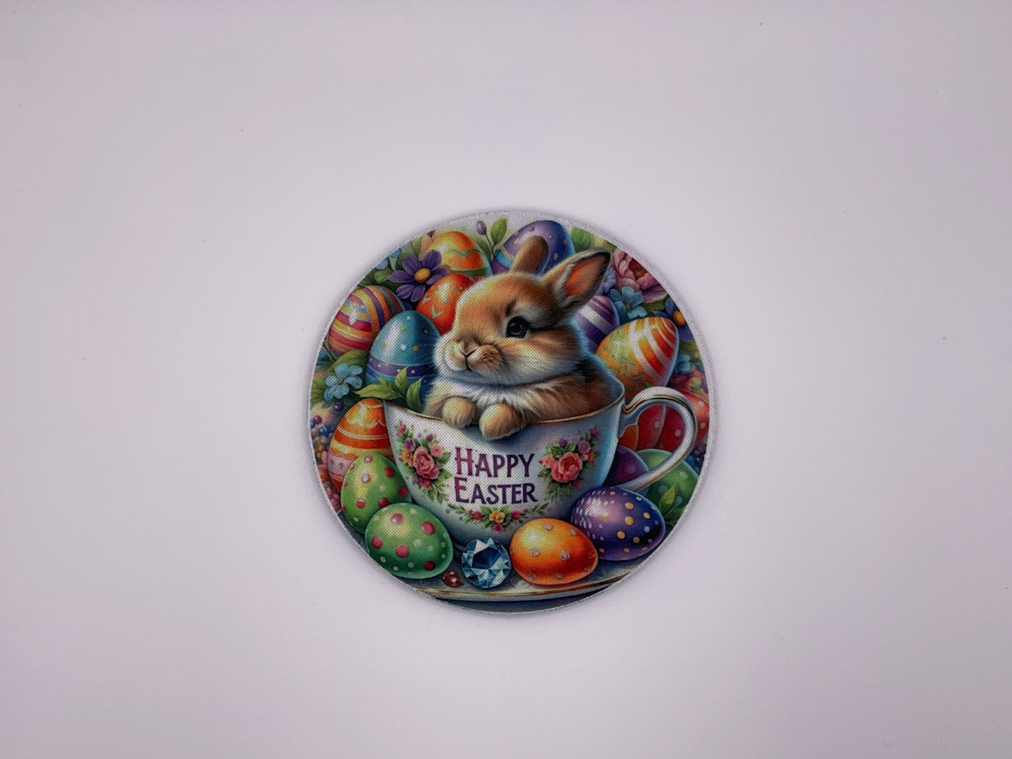 Bunny In Cup coaster