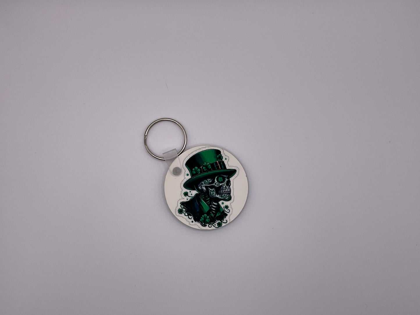St. Patrick’s Day Skeleton Keychain