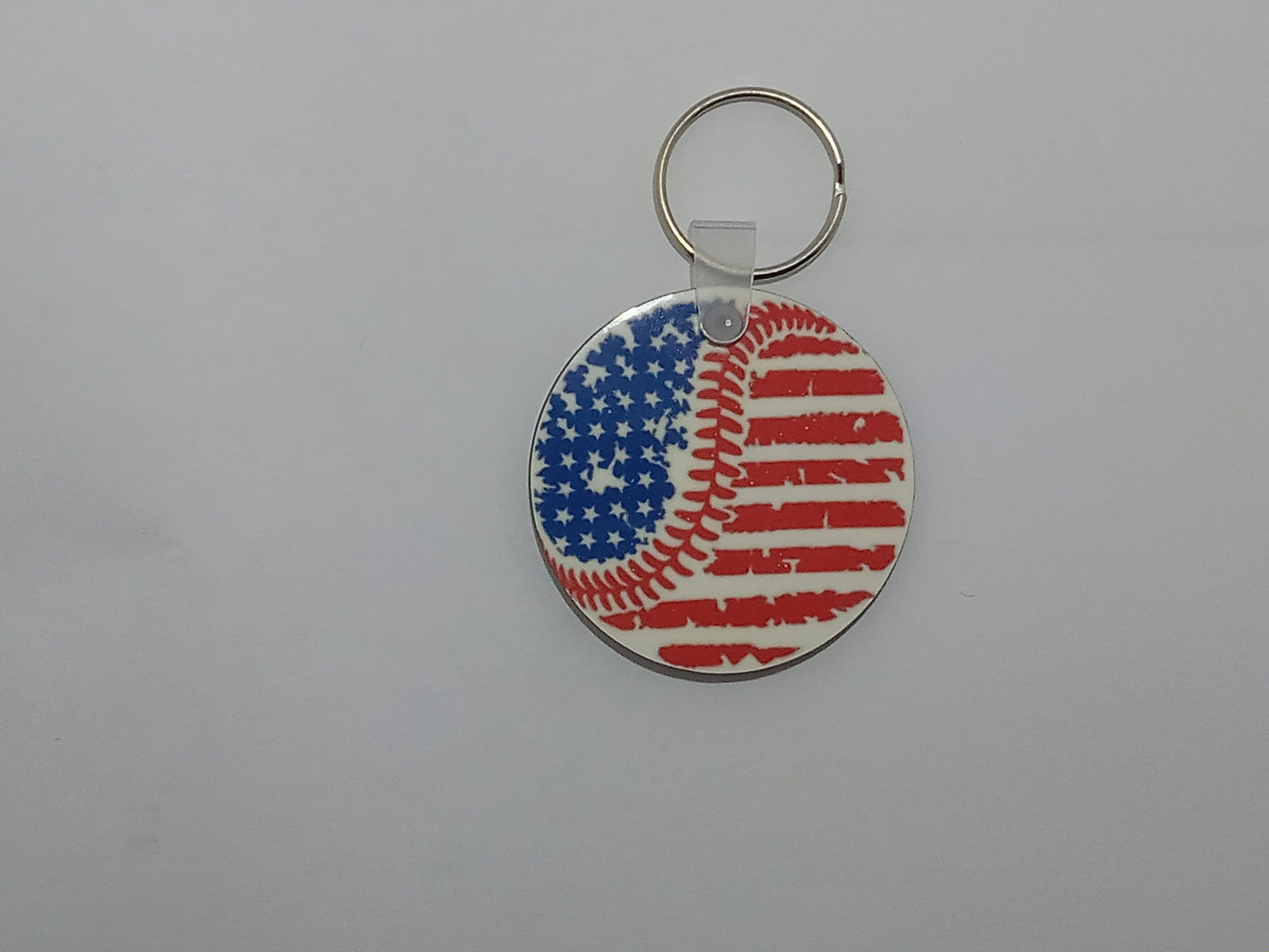 Baseball Flag Keychain