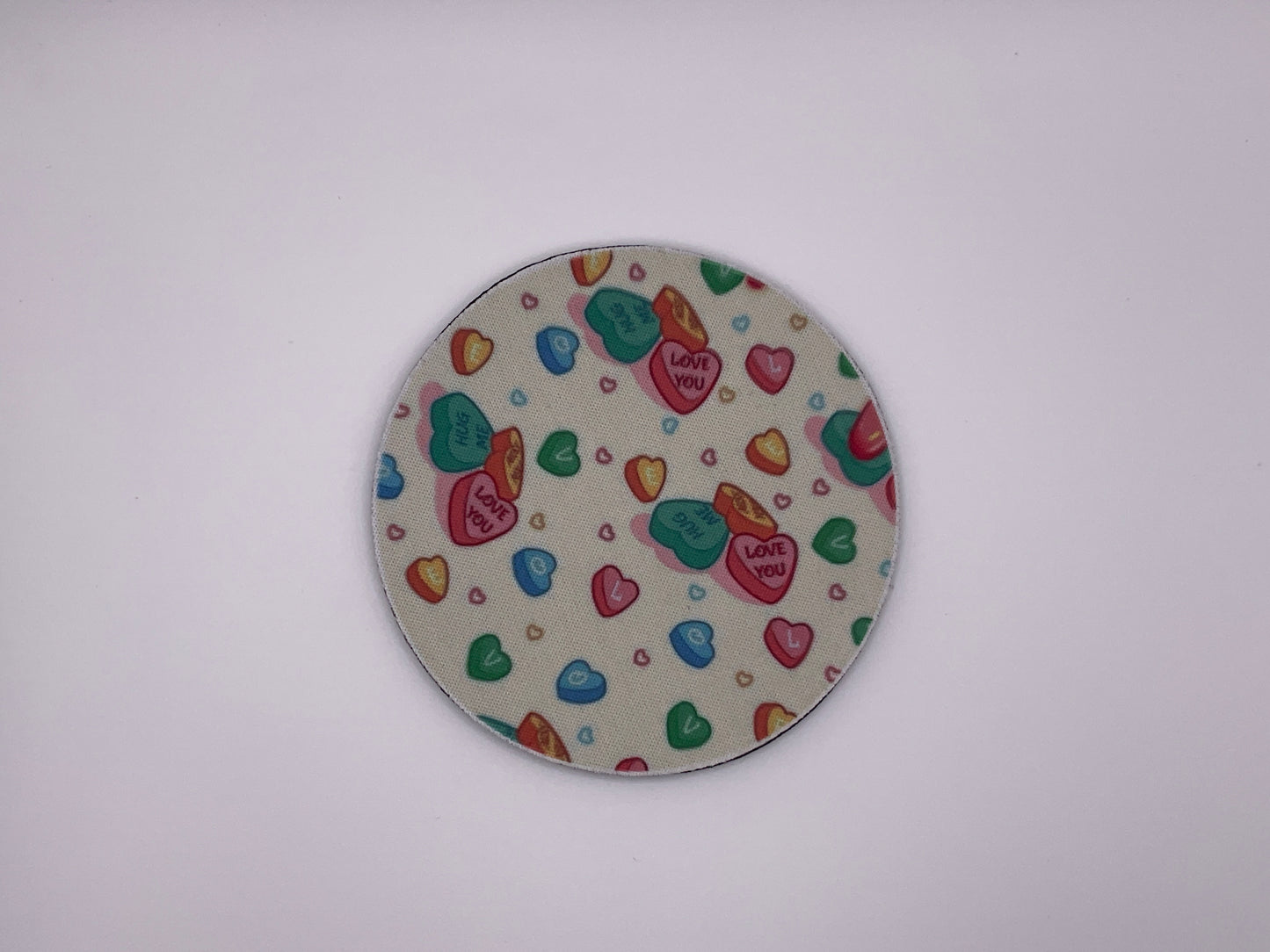 Candy Heart Coaster 1