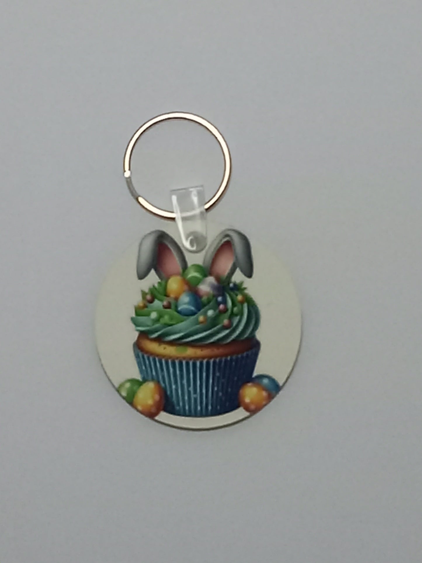 Easter Cupcake Keychain