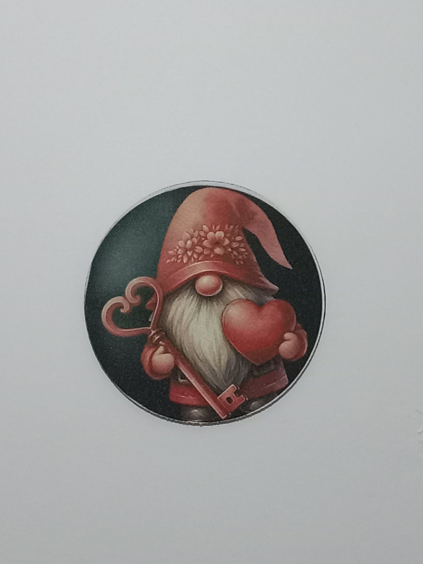 Gnome Valentines Day Coaster