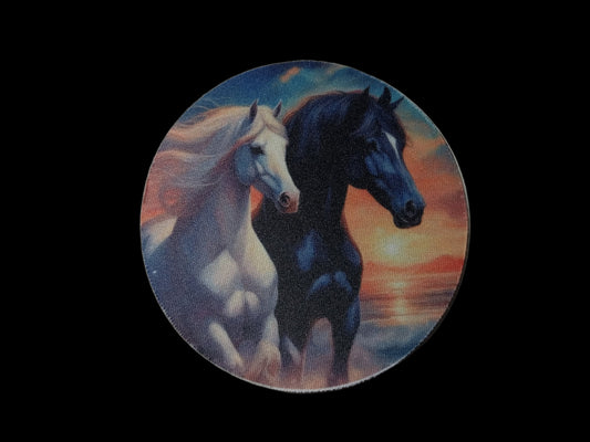 Black & White Horse Coaster