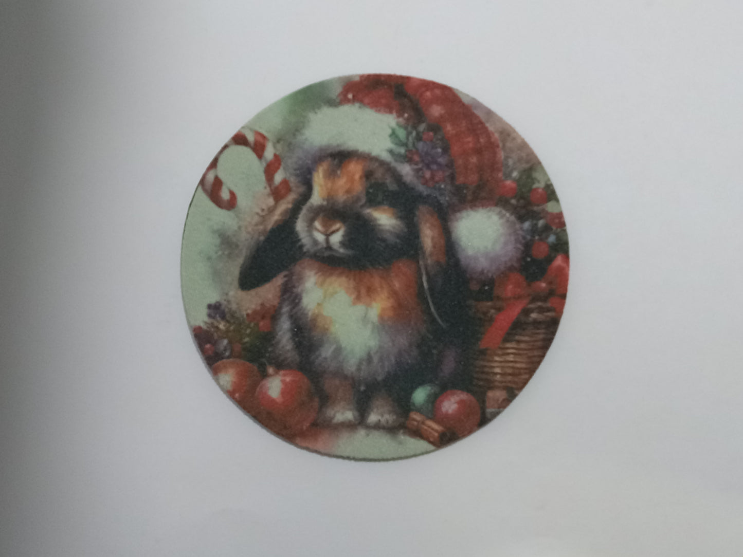 Christmas Bunny Coaster