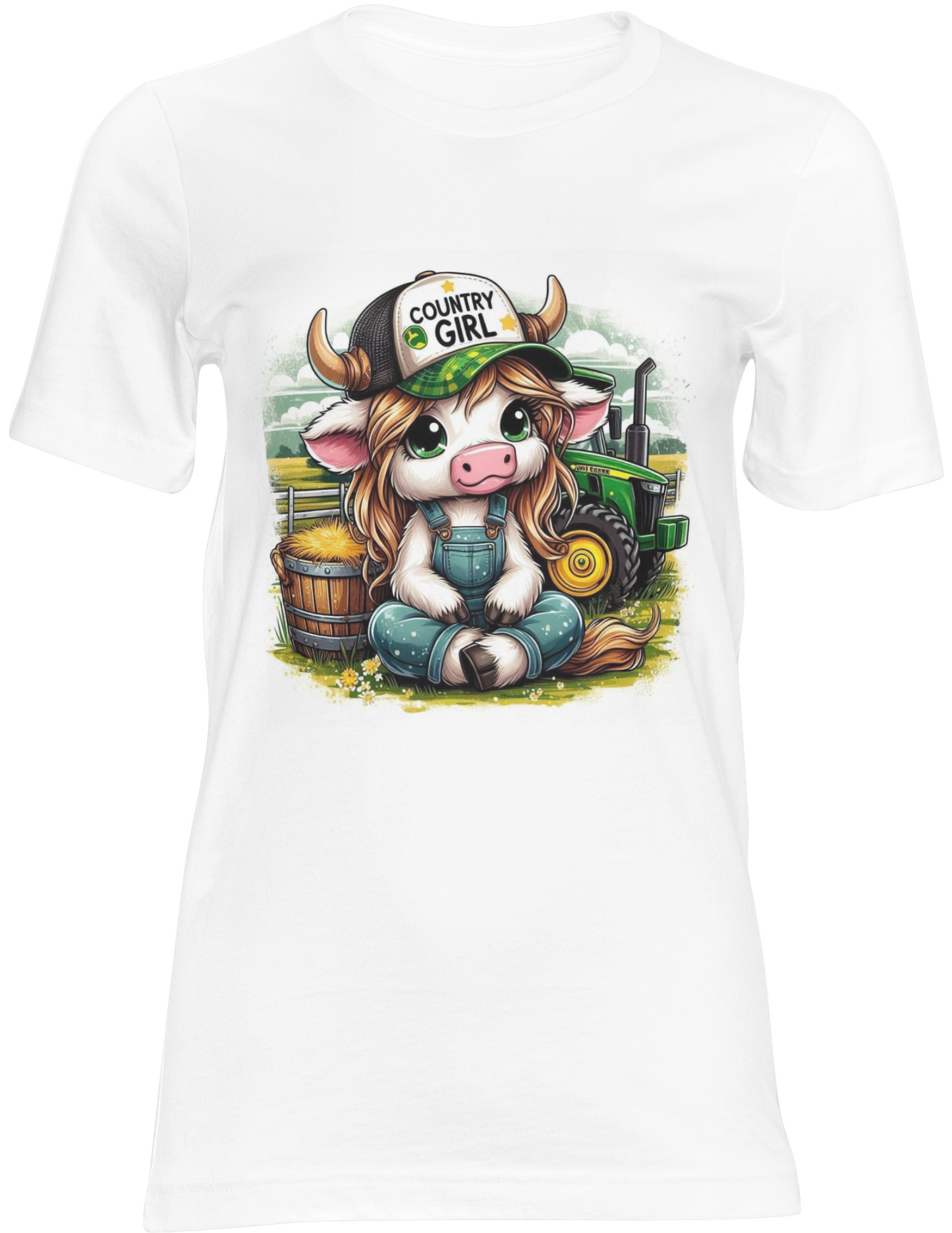 Country Girl Cow Shirt