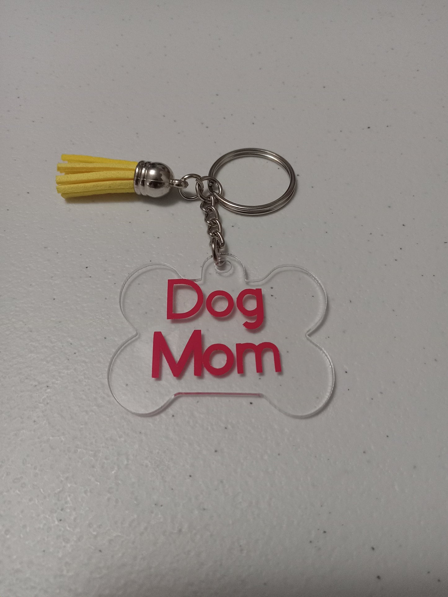 Dog Mom Keychain