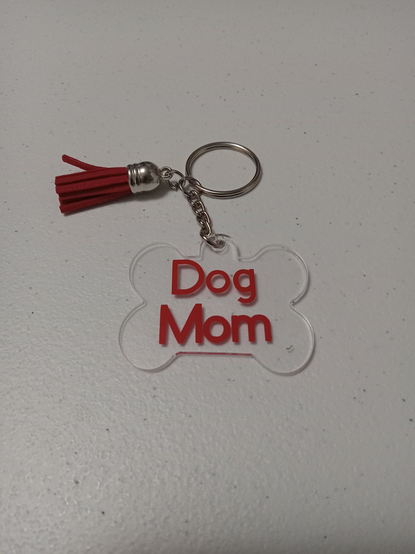 Dog Mom Keychain