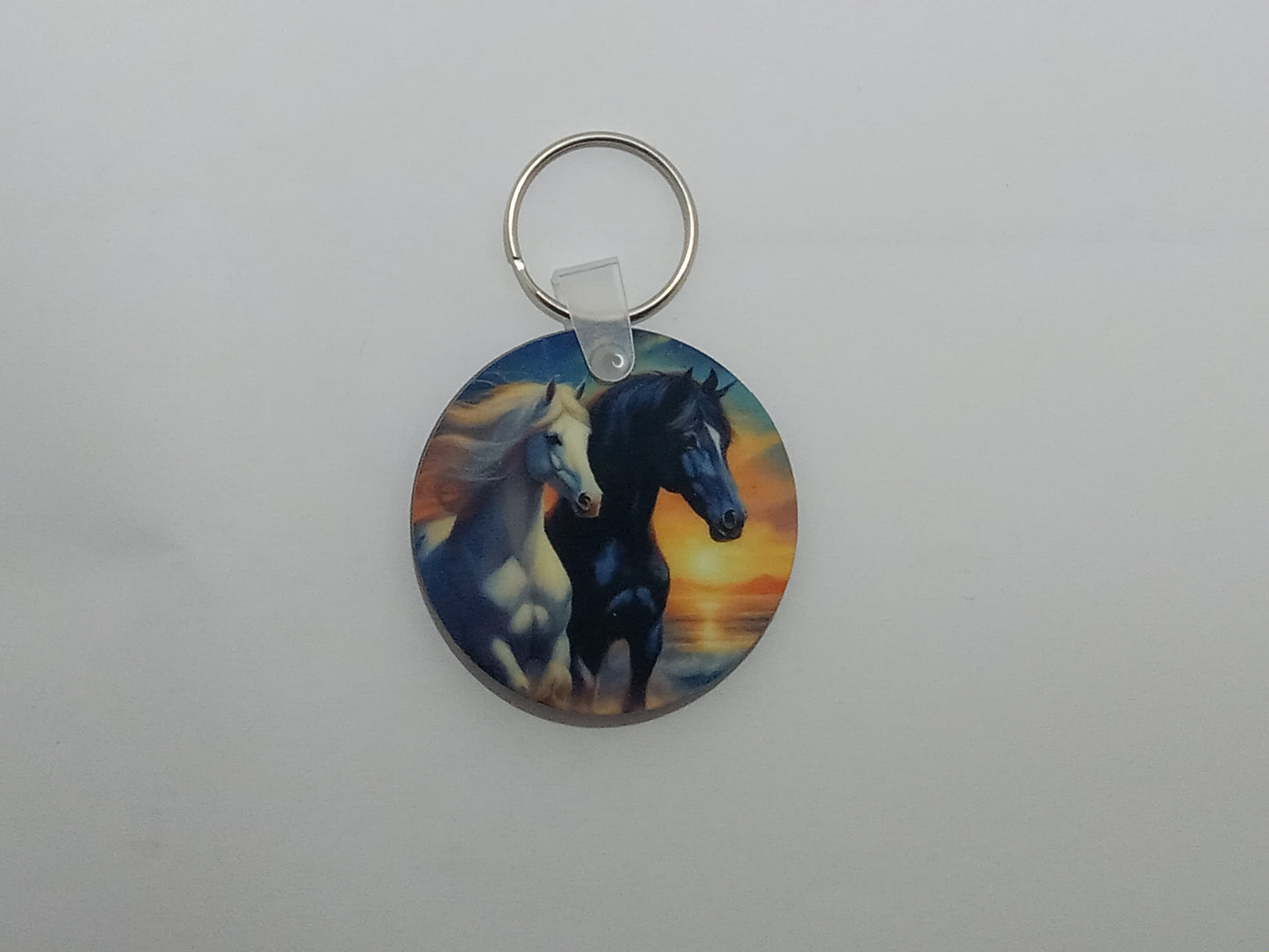 Double Horse Keychain