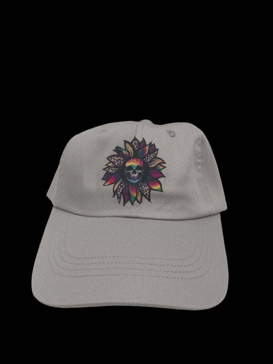 Flower Skull Hat