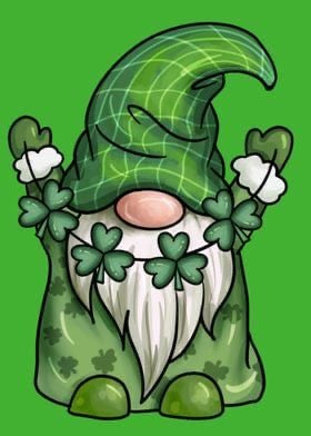 Gnome Shamrock Tumbler