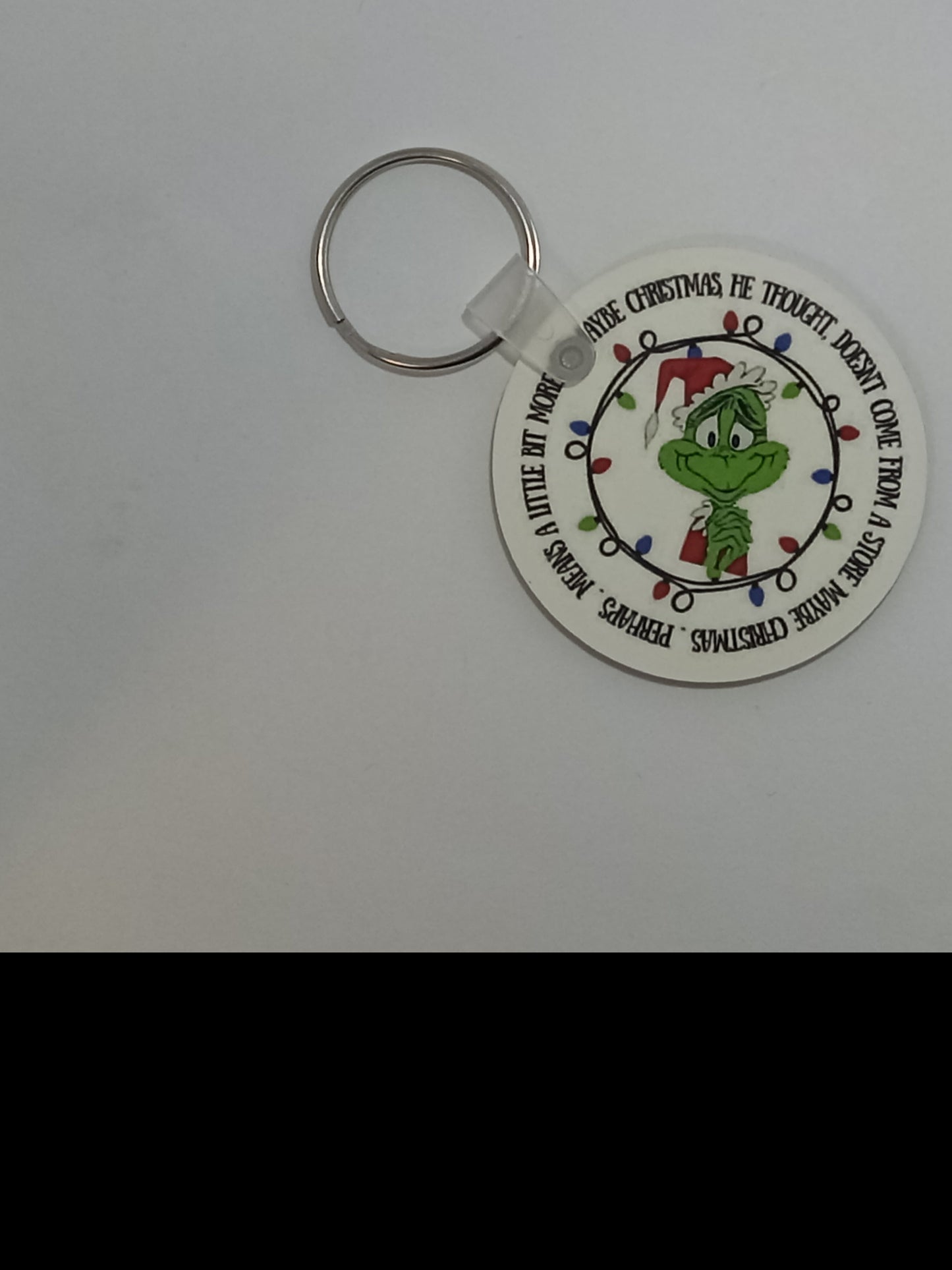 Grinch Keychain