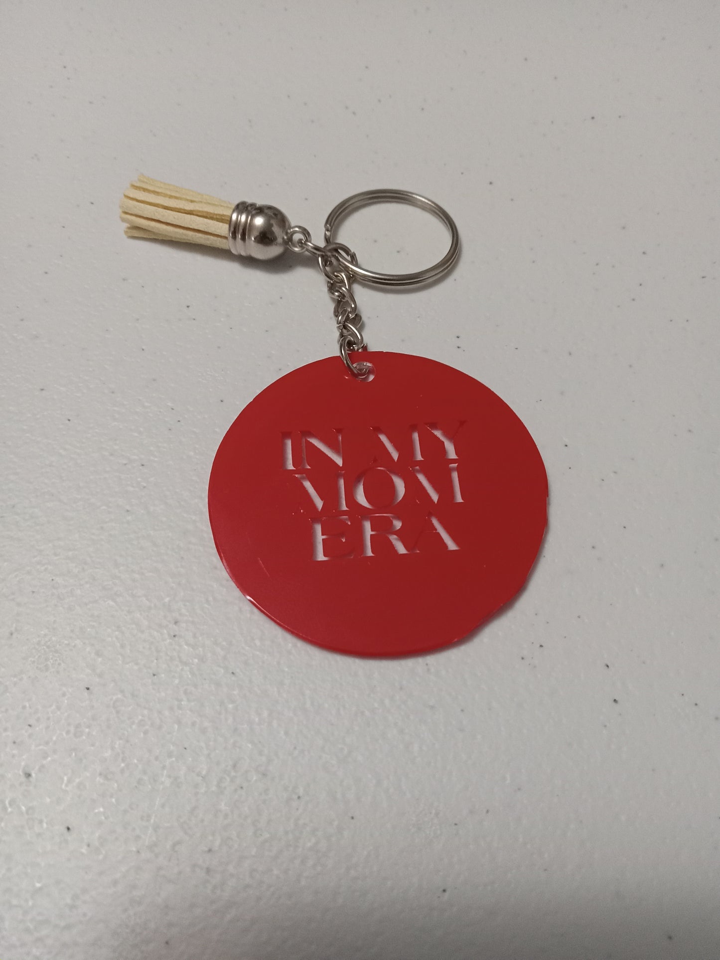 In My Mom Era Keychain (round)