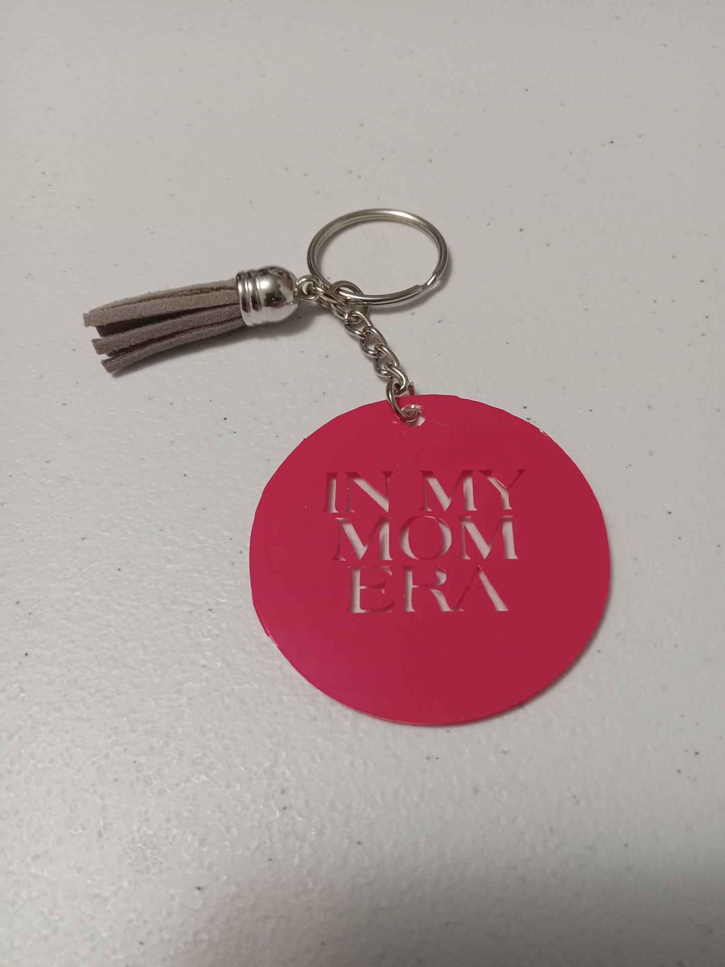 In My Mom Era Keychain (round)