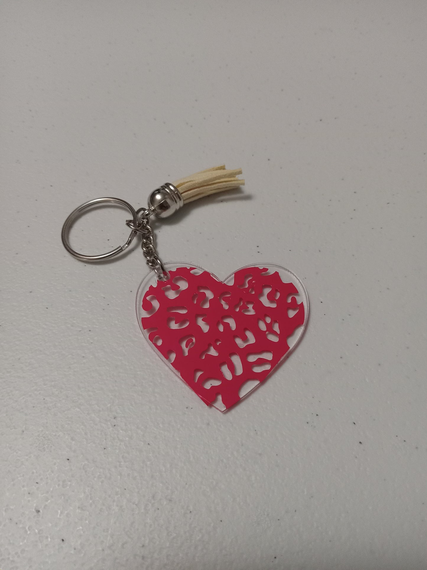 Red Lepard Keychain