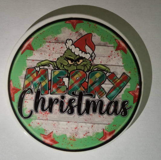 Merry Christmas - Grinch Coaster