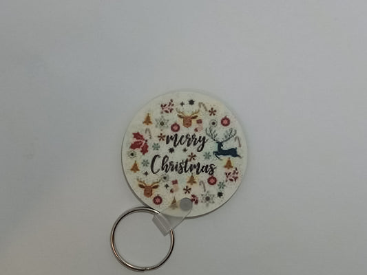 Merry Christmas Keychain