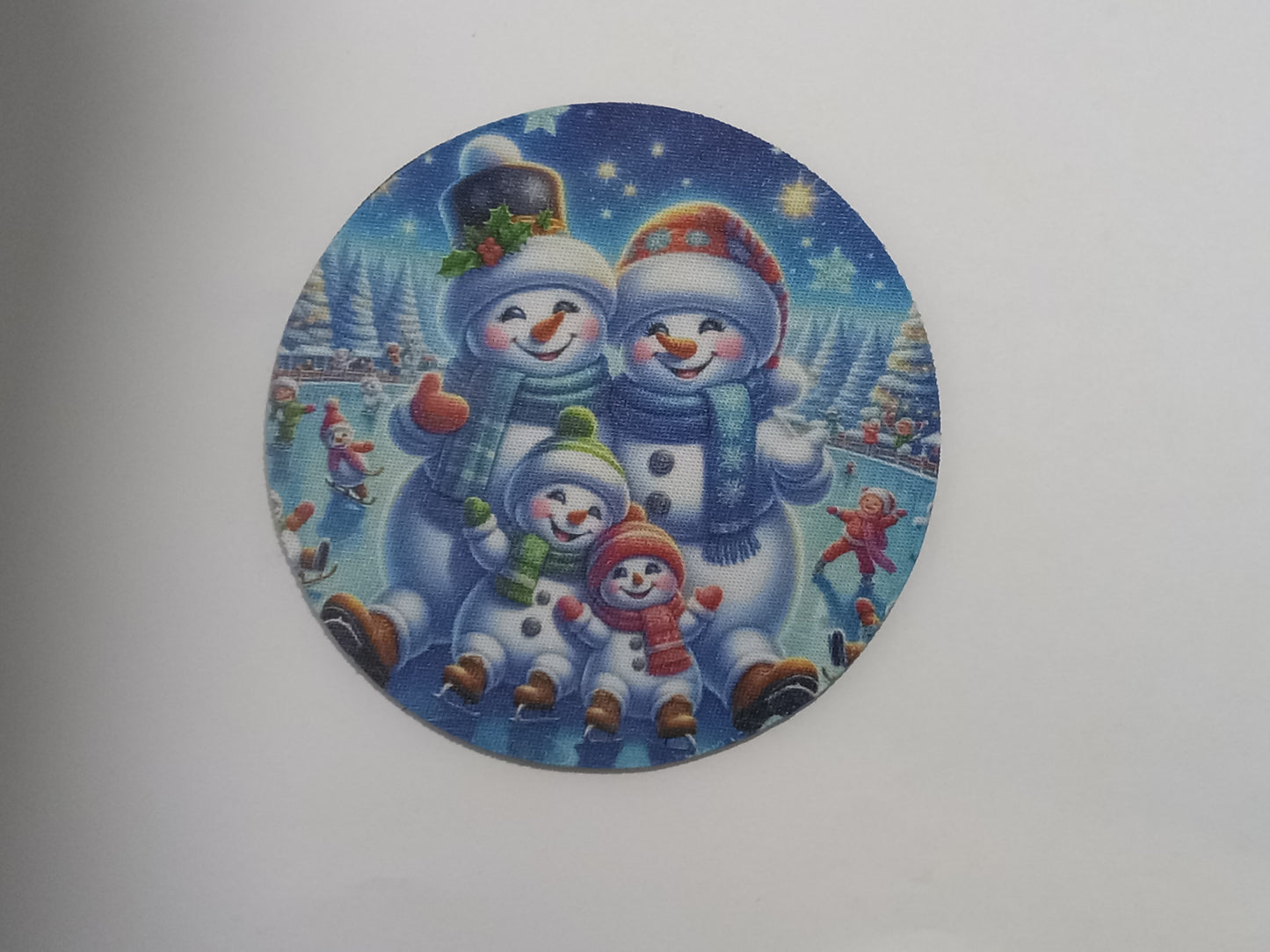 Snowman Family Coaster