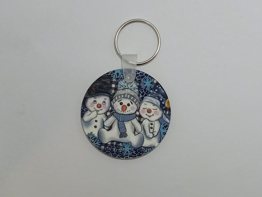 Snowman Keychain