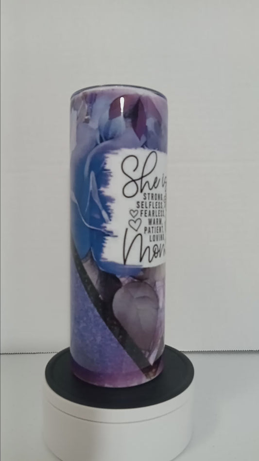 Mom Tumbler (purple)